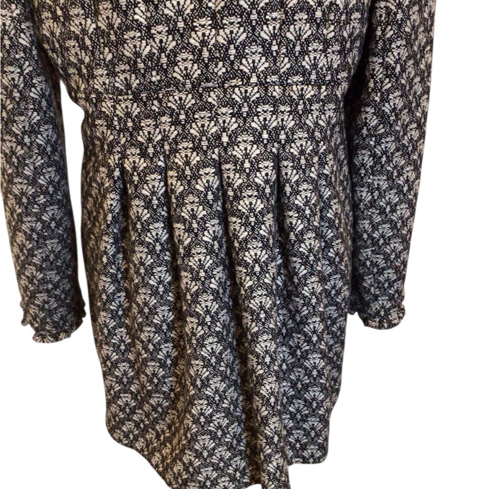 Honee Women’s Patterned Wool Blend Peacoat Jacket Size L Double Breasted Lined - Picture 8 of 11